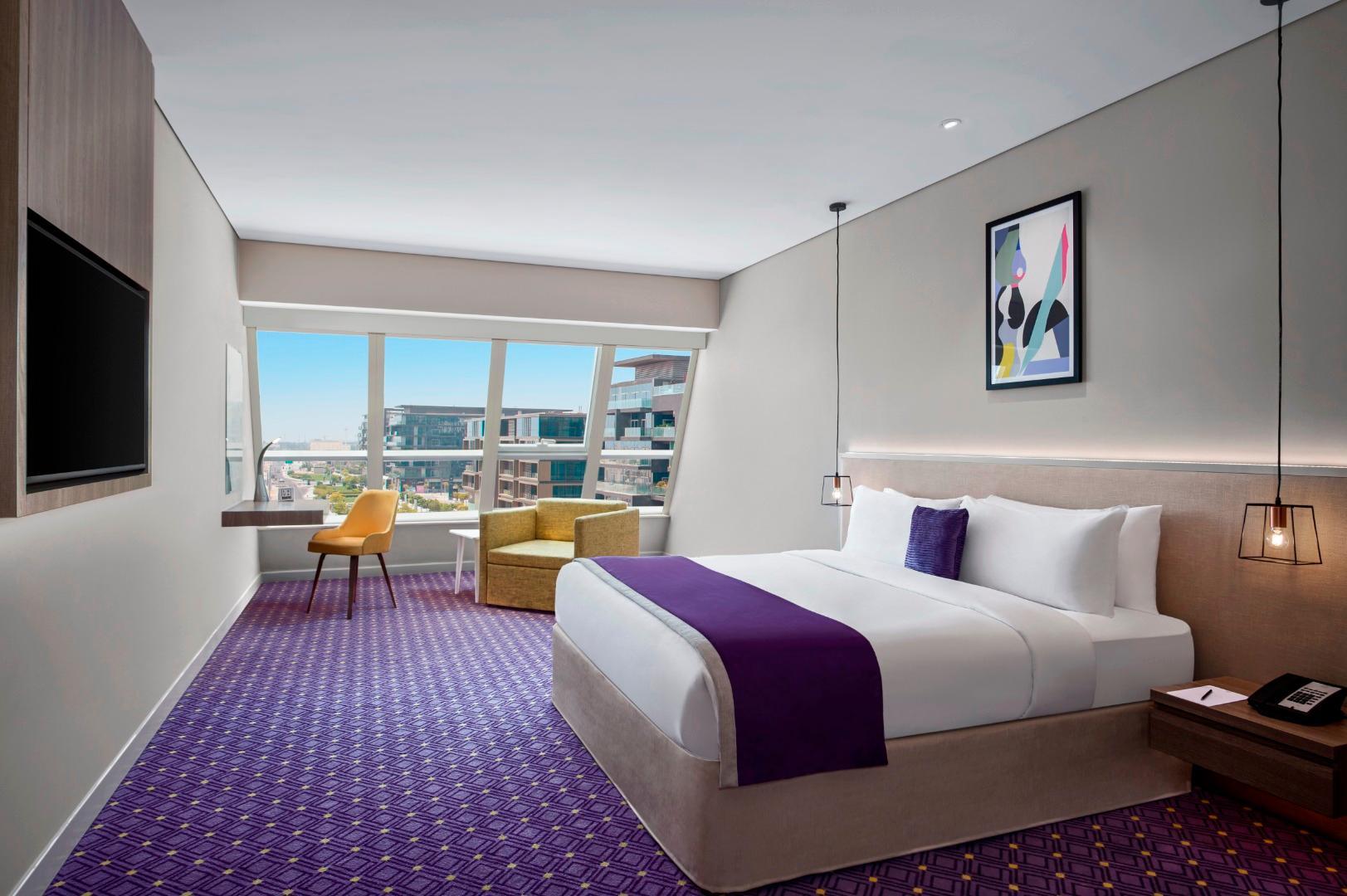 Leva Hotel Mazaya Centre ドバイ エクステリア 写真