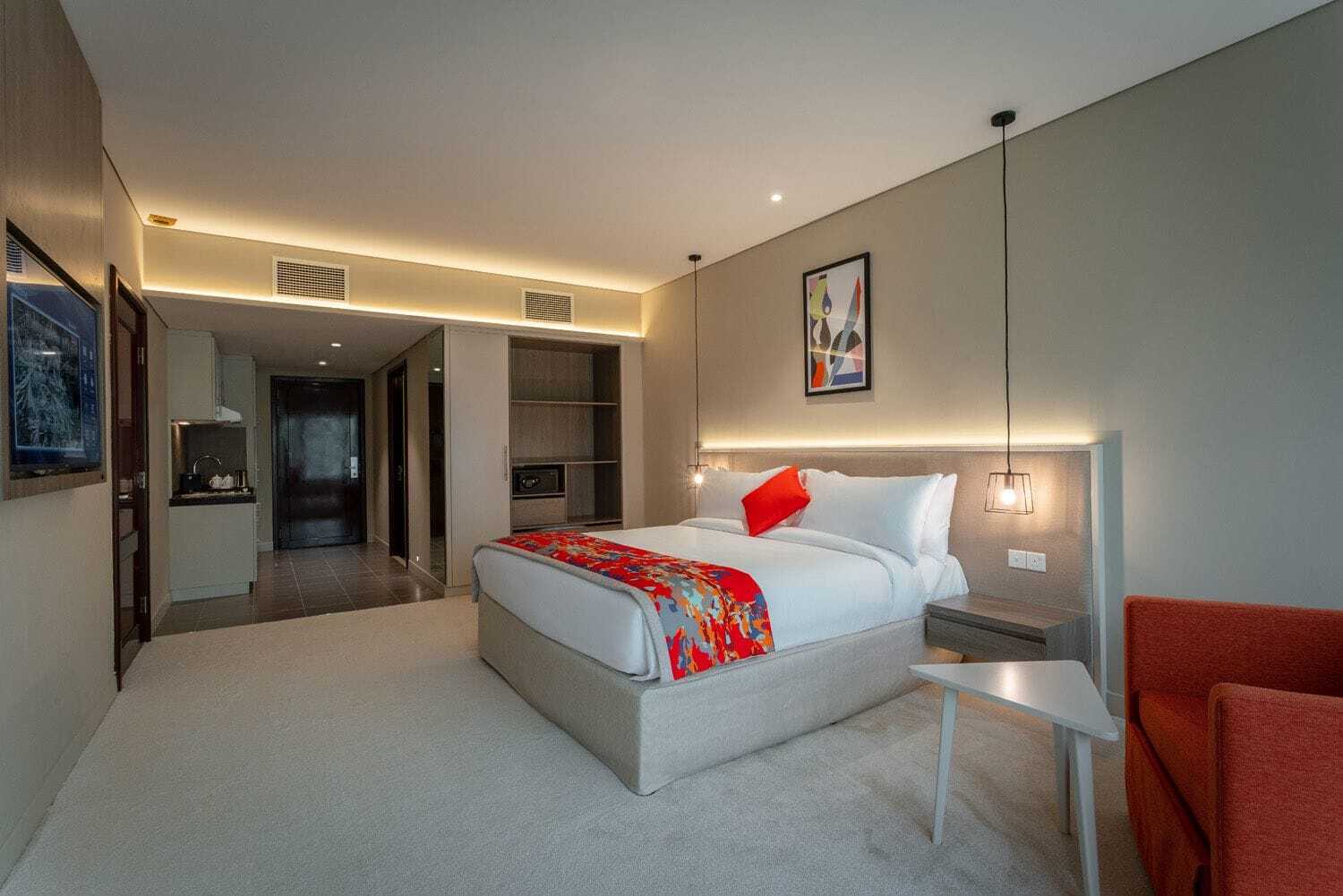 Leva Hotel Mazaya Centre ドバイ エクステリア 写真